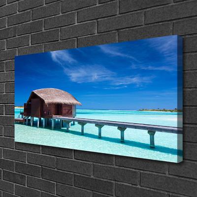 Quadro em tela Arquitetura da Sea Beach House