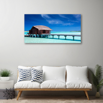Quadro em tela Arquitetura da Sea Beach House