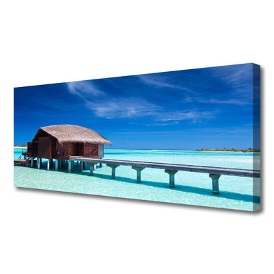 Quadro em tela Arquitetura da Sea Beach House