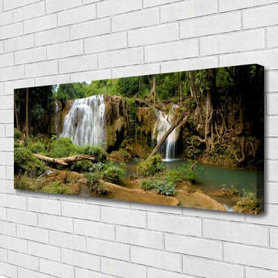Quadro em tela Cachoeira Rio Floresta Natureza