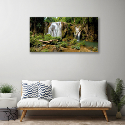 Quadro em tela Cachoeira Rio Floresta Natureza