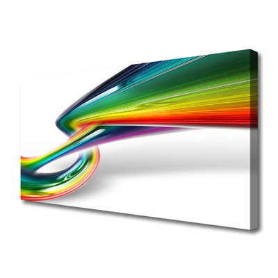 Quadro em tela Arte abstrata do arco-íris