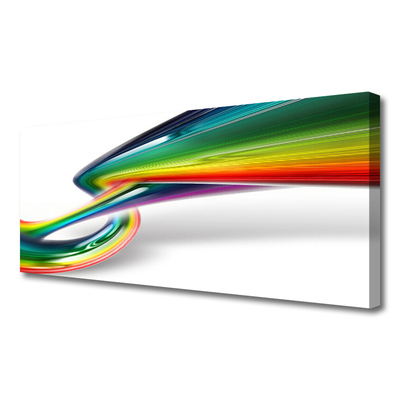 Quadro em tela Arte abstrata do arco-íris