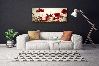 Quadro em tela Flores de papoulas