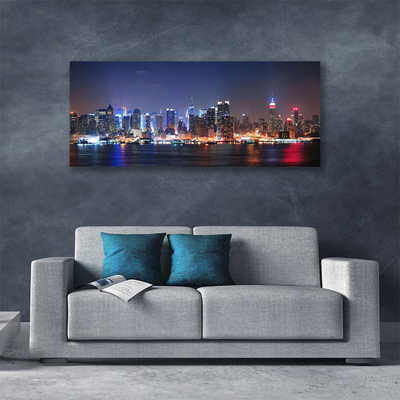 Quadro em tela Arranha-céus Casas da Cidade