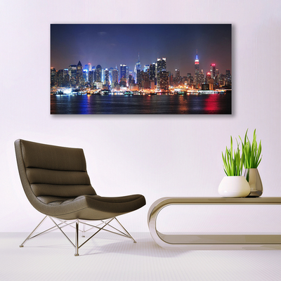 Quadro em tela Arranha-céus Casas da Cidade