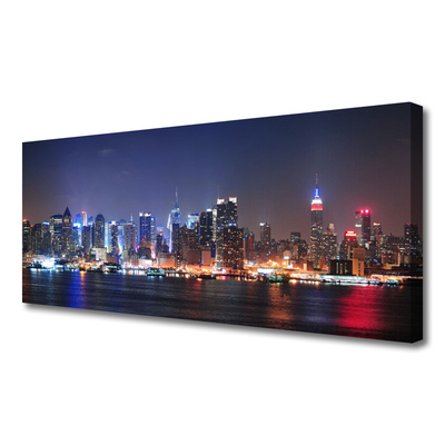 Quadro em tela Arranha-céus Casas da Cidade