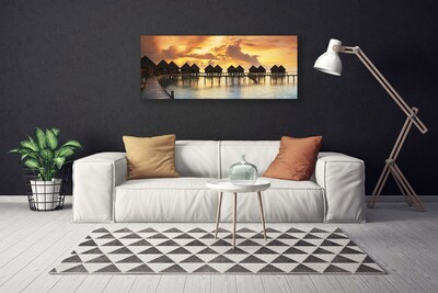 Quadro canvas Casas de campo Sea Sky Holidays
