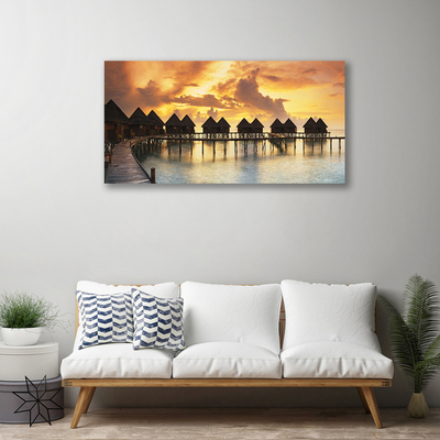Quadro canvas Casas de campo Sea Sky Holidays