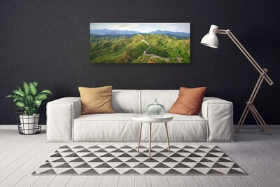 Quadro em tela Paisagem das Montanhas da Grande Muralha