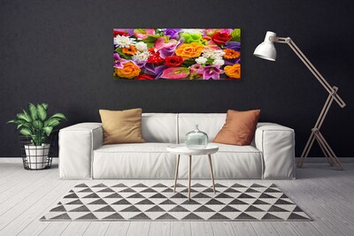 Quadro canvas Flores na Parede