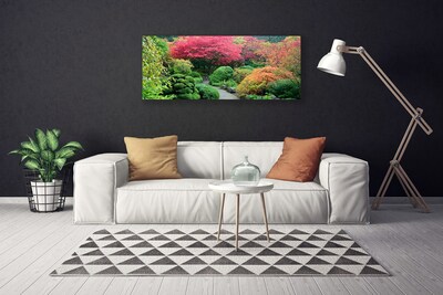 Quadro em tela Jardim Flor Árvore Natureza