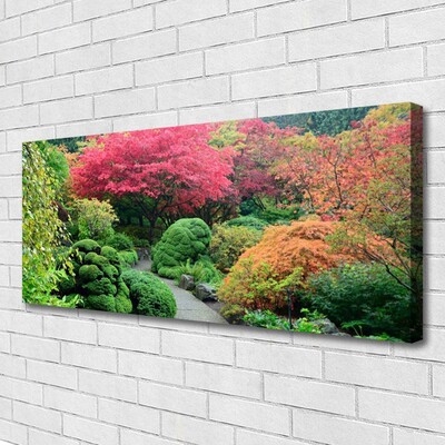 Quadro em tela Jardim Flor Árvore Natureza