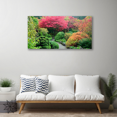 Quadro em tela Jardim Flor Árvore Natureza