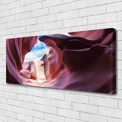 Quadro canvas Arte no leito do rio Rock