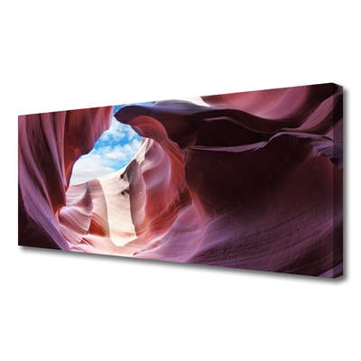 Quadro canvas Arte no leito do rio Rock