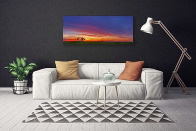 Quadro canvas Paisagem Campo Árvores Natureza