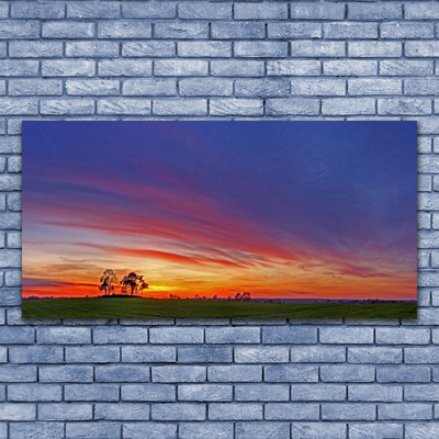 Quadro canvas Paisagem Campo Árvores Natureza