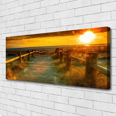 Quadro em tela Arquitetura do Pôr do Sol