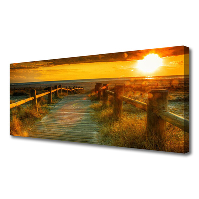 Quadro em tela Arquitetura do Pôr do Sol