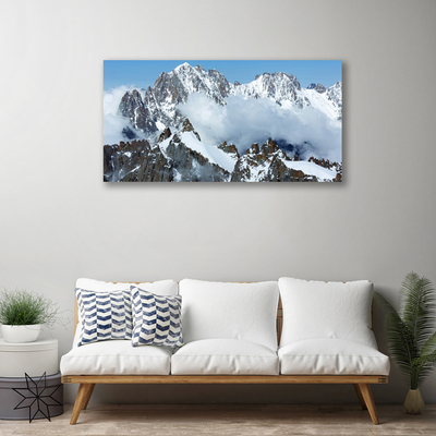 Quadro em tela Paisagem de montanhas