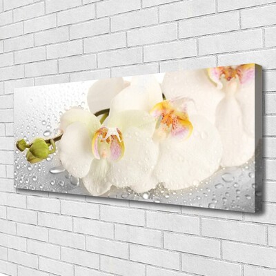 Quadro em tela Flores na Parede