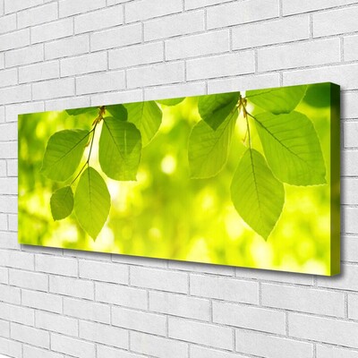 Quadro em tela Folhas na Parede