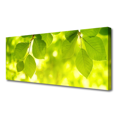 Quadro em tela Folhas na Parede