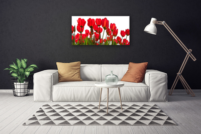 Quadro canvas Flores na Parede