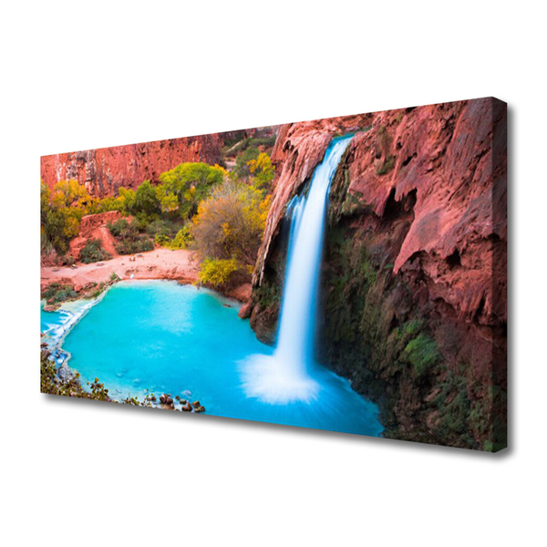 Quadro canvas Cachoeira Montanhas Natureza