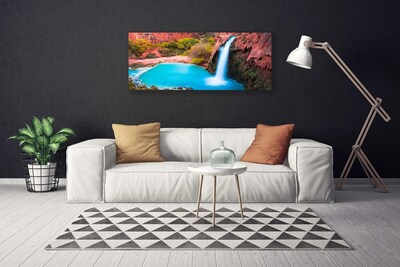 Quadro canvas Cachoeira Montanhas Natureza