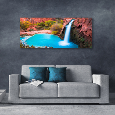 Quadro canvas Cachoeira Montanhas Natureza