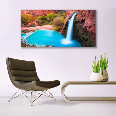 Quadro canvas Cachoeira Montanhas Natureza