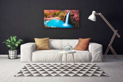 Quadro canvas Cachoeira Montanhas Natureza