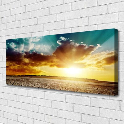 Quadro canvas Paisagem do Deserto do Sol