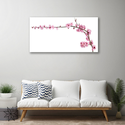 Quadro em tela Flores na Parede