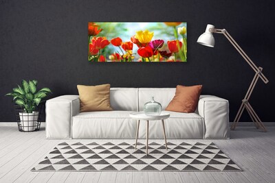 Quadro canvas Flores na Parede
