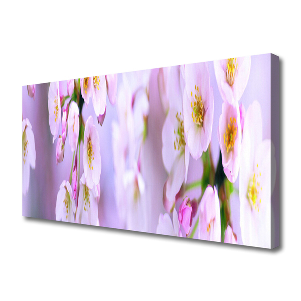 Quadro canvas Flores na Parede