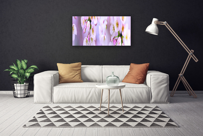 Quadro canvas Flores na Parede
