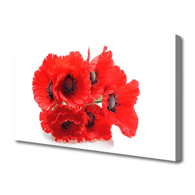 Quadro em tela Flores na Parede