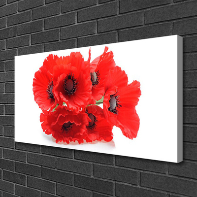 Quadro em tela Flores na Parede