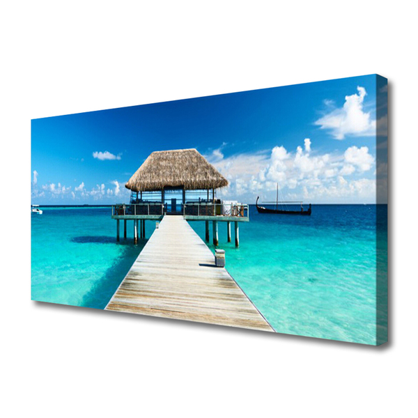 Quadro canvas Arquitetura da Ponte Marítima