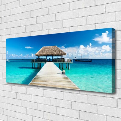 Quadro canvas Arquitetura da Ponte Marítima