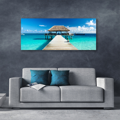 Quadro canvas Arquitetura da Ponte Marítima