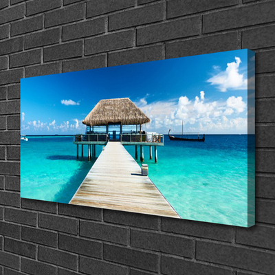 Quadro canvas Arquitetura da Ponte Marítima