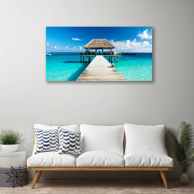 Quadro canvas Arquitetura da Ponte Marítima