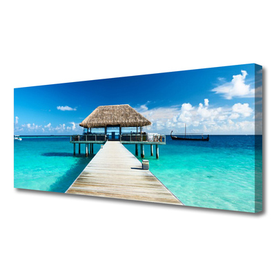 Quadro canvas Arquitetura da Ponte Marítima