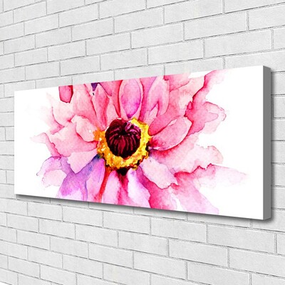 Quadro em tela Flor na Parede