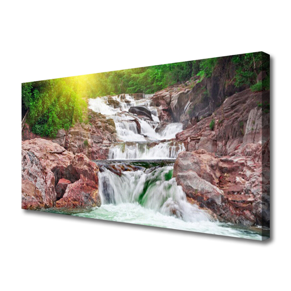 Quadro em tela Cachoeira da Natureza