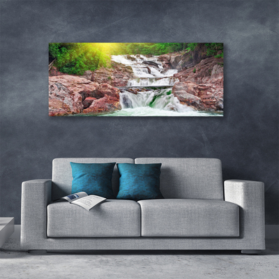 Quadro em tela Cachoeira da Natureza